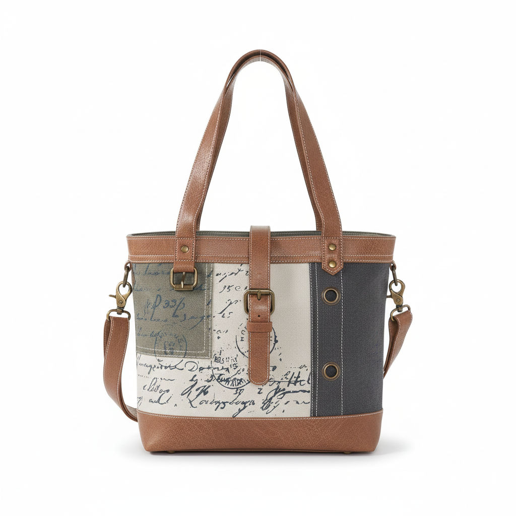 Mona B Large Canvas Handbag for Women 050
